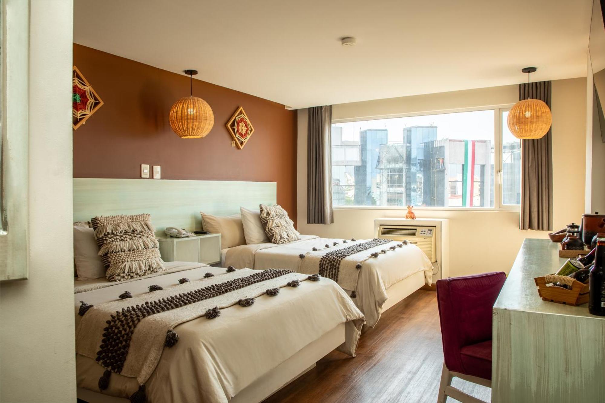 Hotel B Urban Xaman Kota Meksiko Bagian luar foto